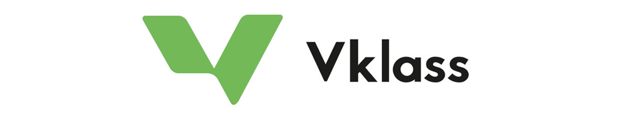 V-klass-logotypen i liggande format