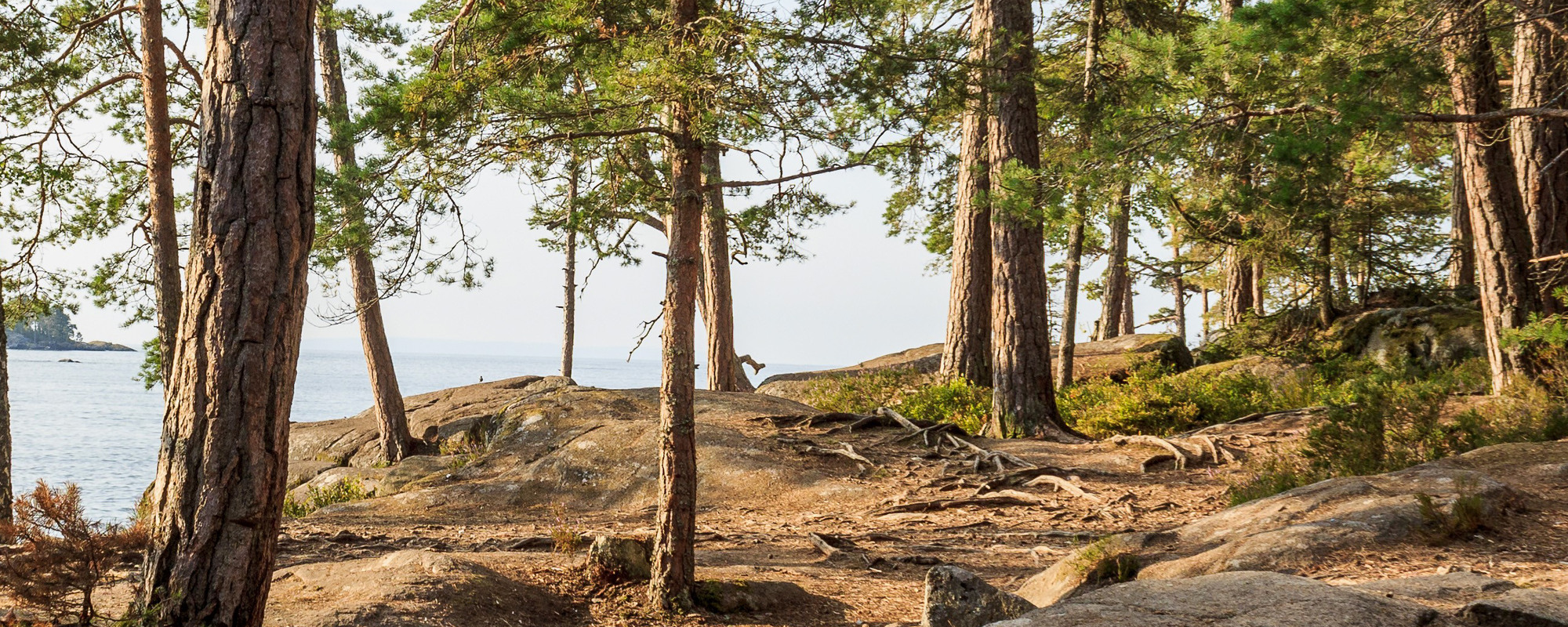 Badplats vid Djäknesundet