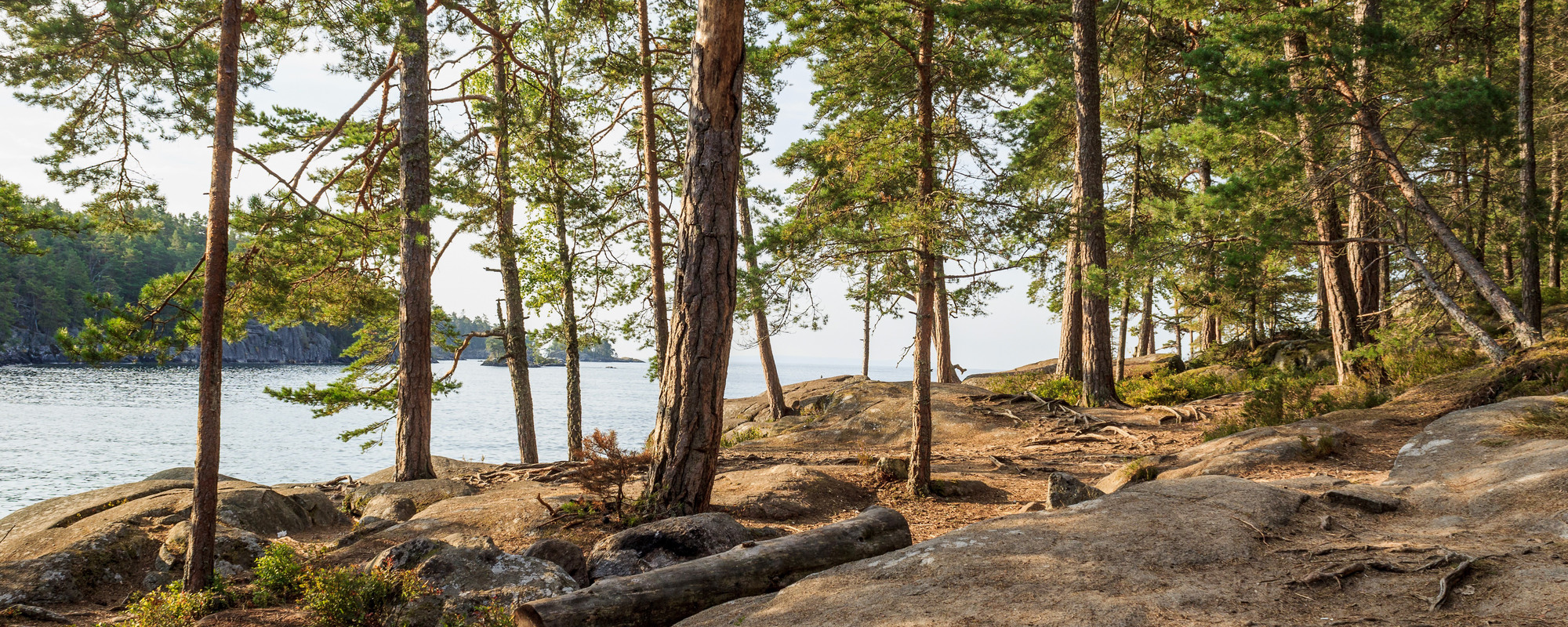 Badplats vid Djäknesundet