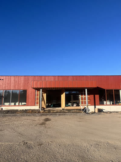 Nya entrén på Moliden