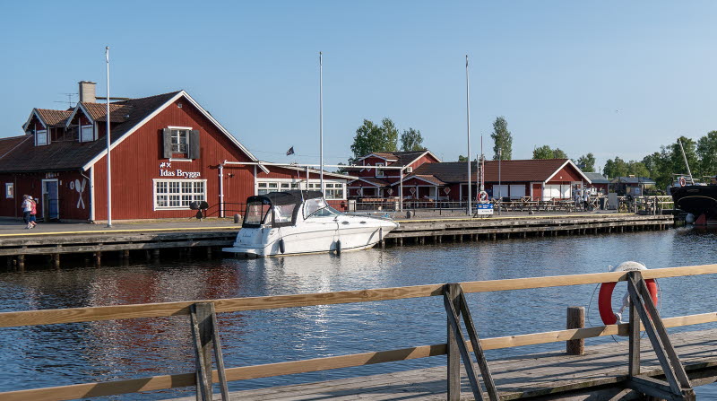 Idas Brygga - Vy från norra kanalområdet