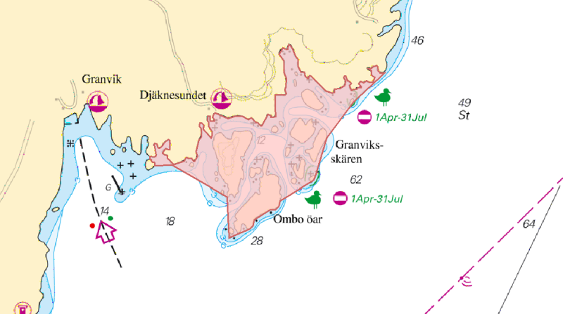 Karta över Valekleven-Omboöar