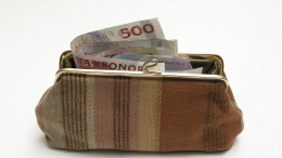 Plånbok med sedlar